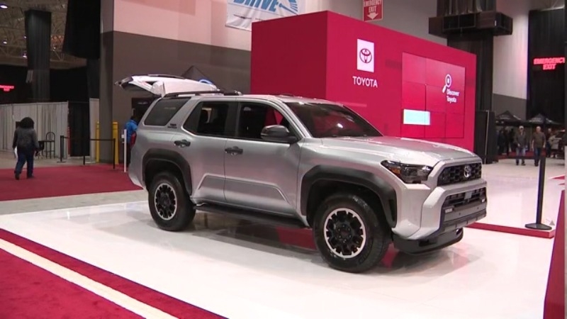 Toyota impresses with the largest car display at Cleveland Auto Show