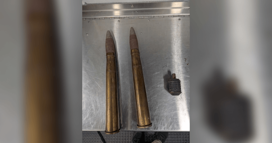 Westlake resident finds WWII projectiles, grenade in recently purchased home