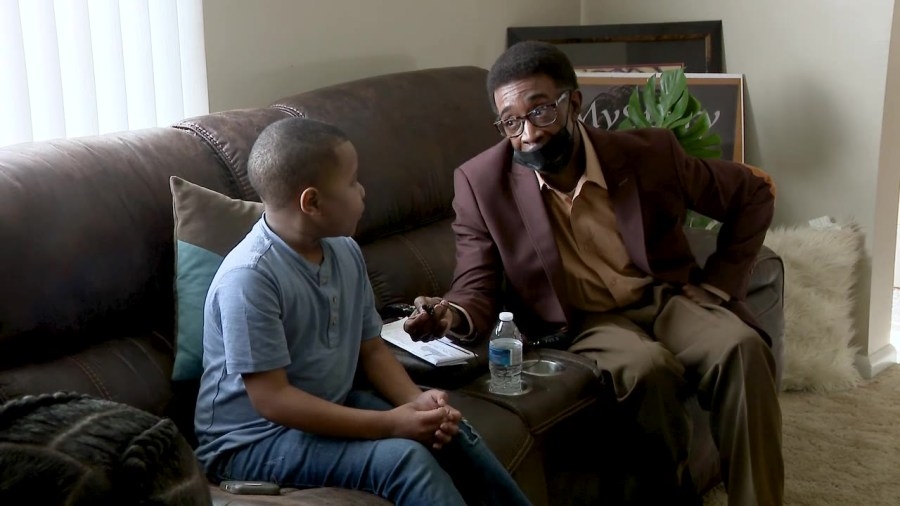 Watch: Wayne Dawson surprises child fighting cancer