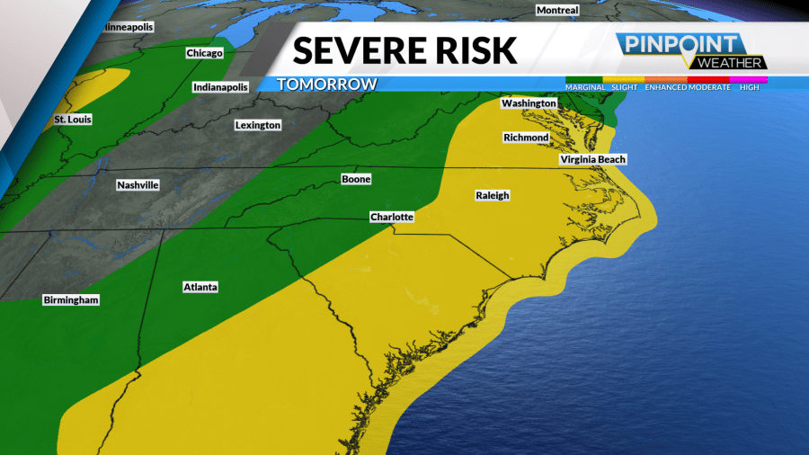 Pinpoint Weather Alert: Overnight strong thunderstorms into Sunday afternoon ahead of drier conditions next week