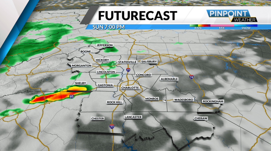 Weekend Outlook: Highs in the 70s amid spotty showers Sunday into next week