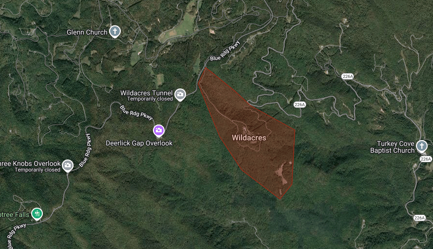 Bee Rock Branch fire burns nearly 200 acres in McDowell County, 0% containment