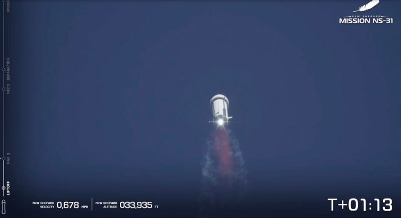 What is the Kármán line that Blue Origin's newest astronauts crossed?