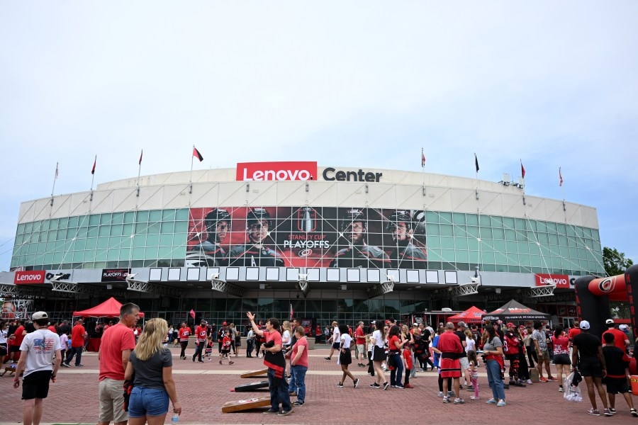 90,000 expected at Lenovo Center as construction starts beneath arena