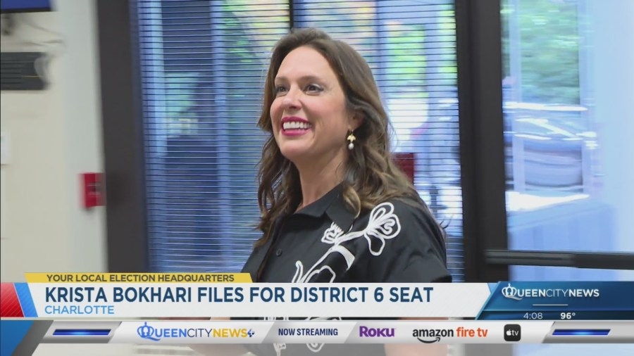 Krista Bokhari files for Charlotte's District 6 seat