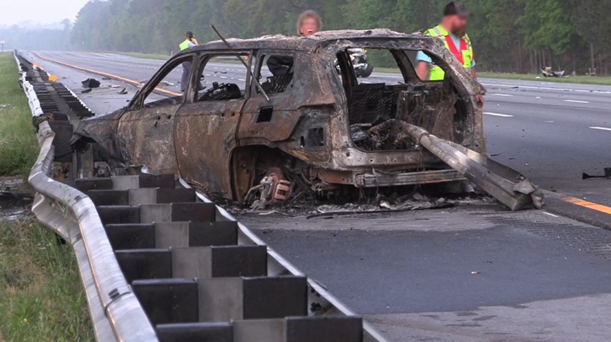 Raleigh mom, 4 young children die in fiery crash on I-95 in Georgia during trip to see husband