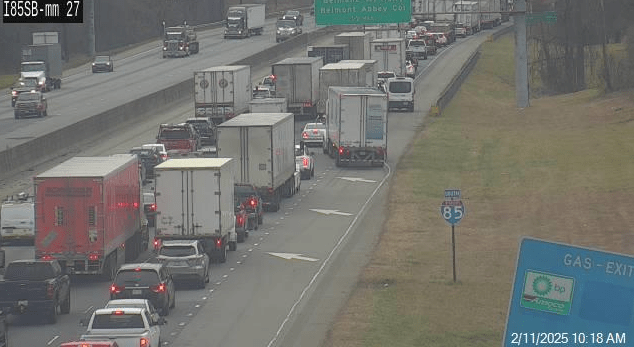 I-85 South in Belmont reopen after crash