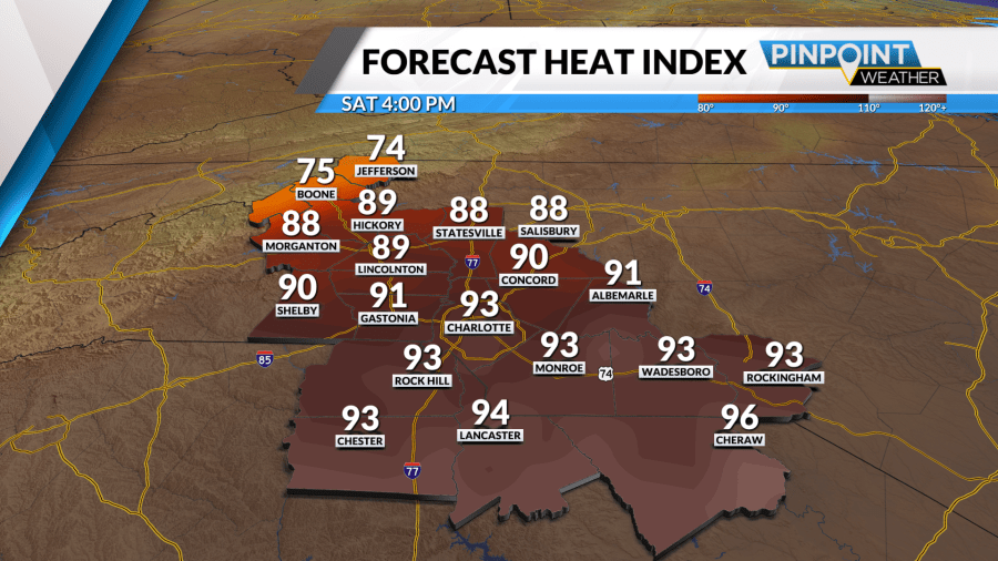 Pinpoint Weather Alert: Hot & muggy on Saturday, strong PM storms possible