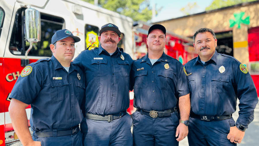 Charlotte firefighters receive Hometown Hero Award for actions during Shannon Park Shooting