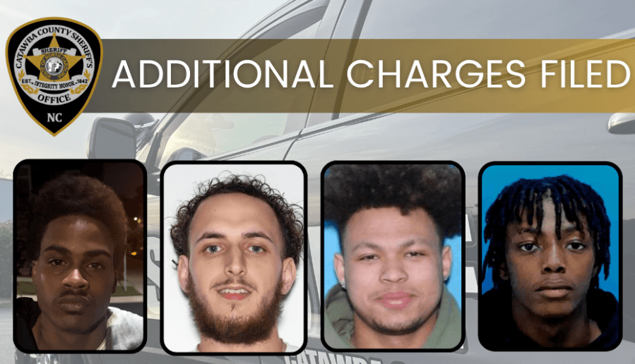 4 suspects facing 10 additional counts of attempted murder in Catawba Co. mass shooting
