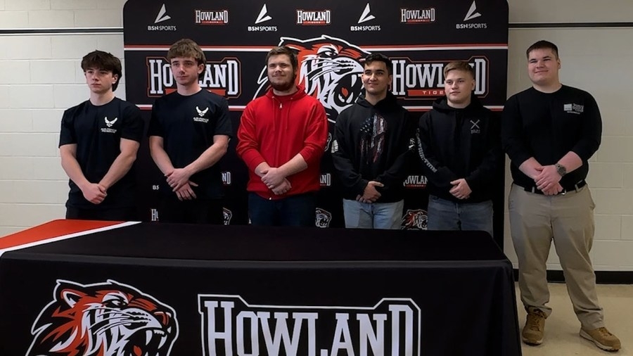 Howland High School has its first-ever Military Signing Day