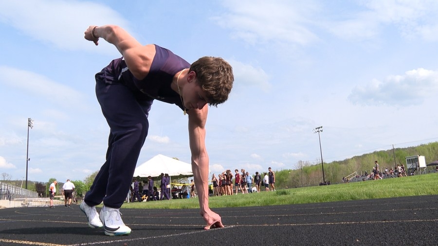 Local sprinter contends for historic state triple crown