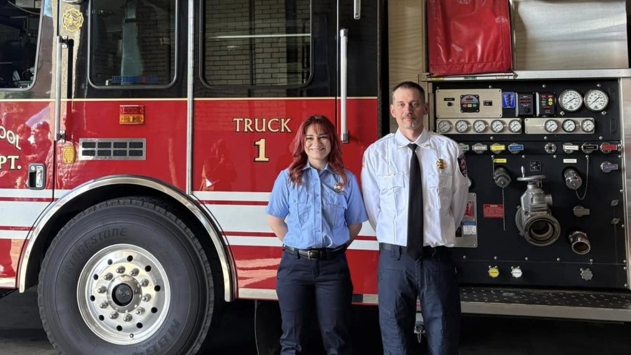 First female in East Liverpool Fire Department's history is sworn in