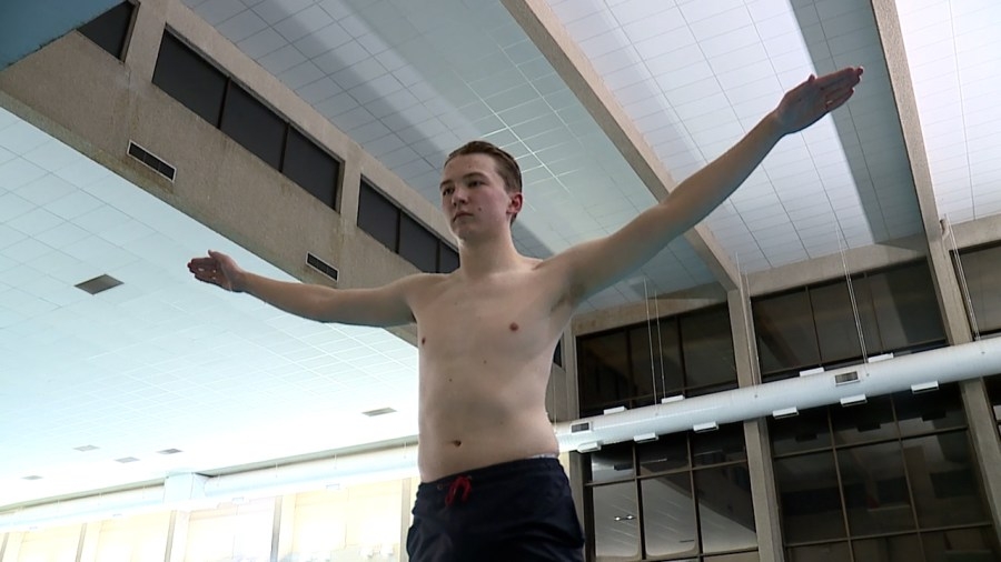 Boardman diver overcomes back injury to seek fourth straight trip to State