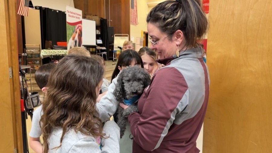 Mathews Elementary students learn how to be kind to animals at a young age