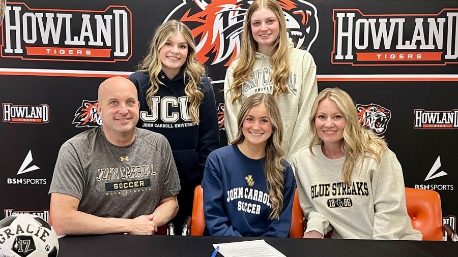 Howland standout signs to play in college