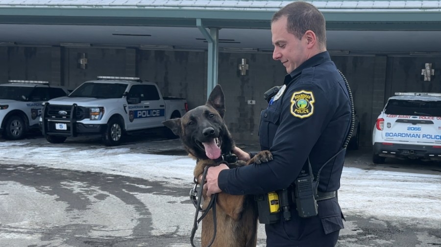 Say hello to Jack, Boardman's new K-9