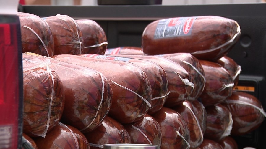150 hams donated to local veterans for Easter