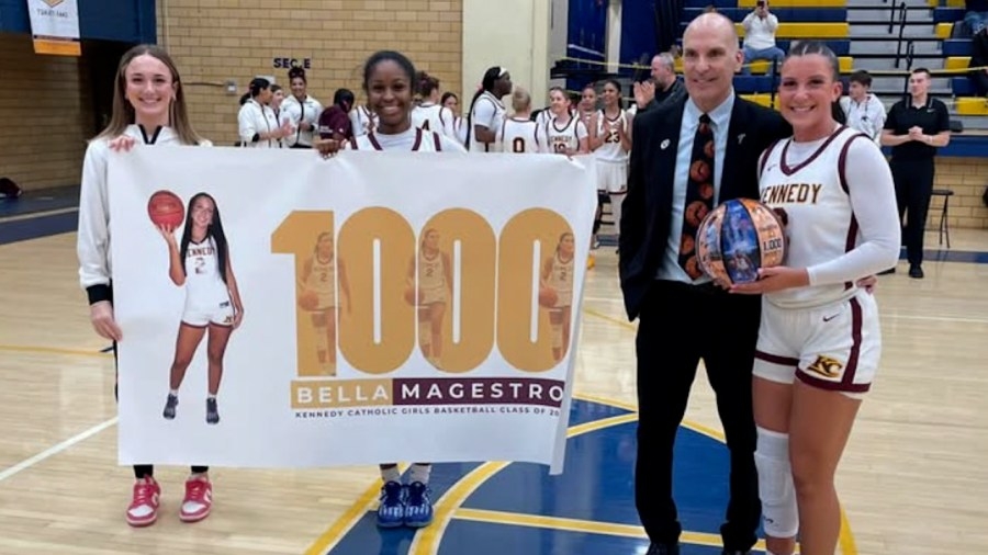 Kennedy Catholic standout hits milestone in tournament win