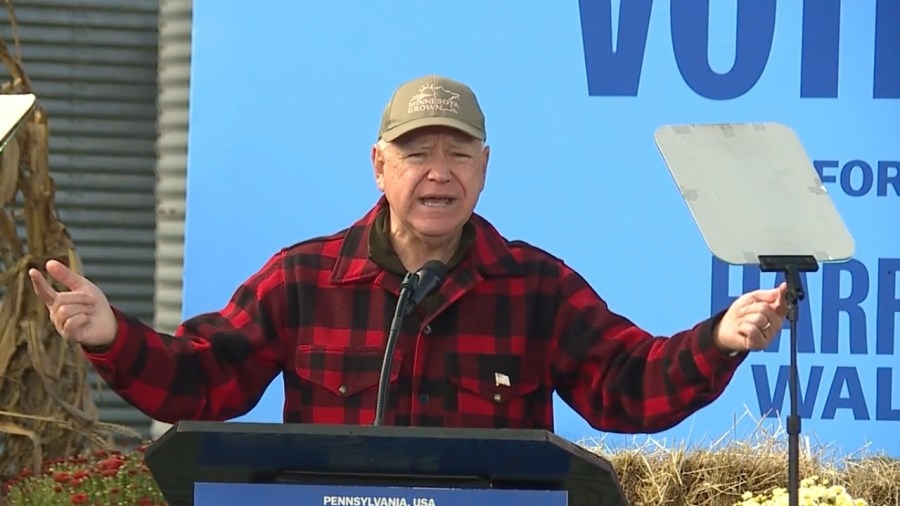 Former Democratic vice presidential candidate Tim Walz coming to Youngstown