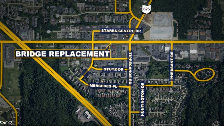 Canfield bridge replacement will impact fair traffic