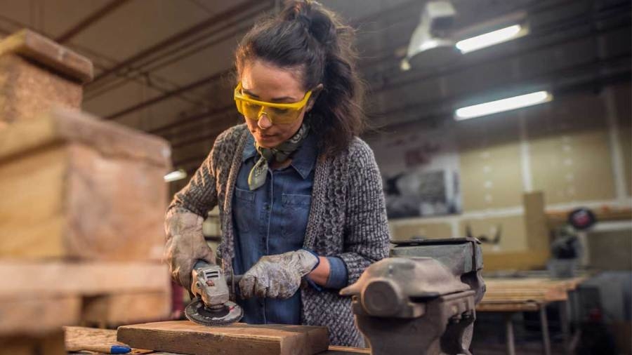 Kids dress as trades workers for trick-or-treat in May