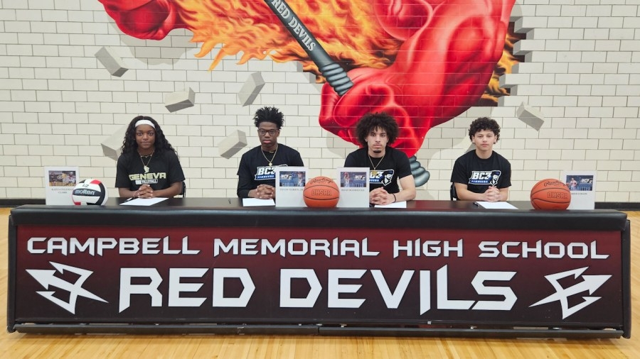 Campbell trio signs to play at the same college