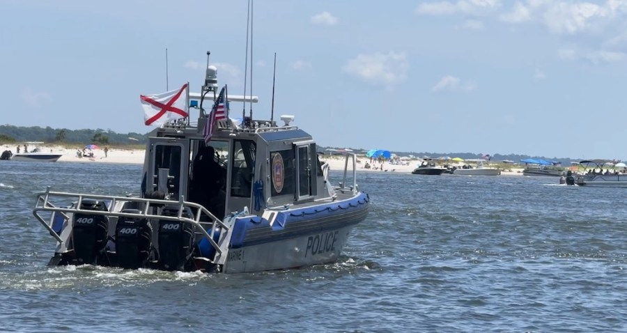 Orange Beach Marine Police on patrol Memorial Day weekend