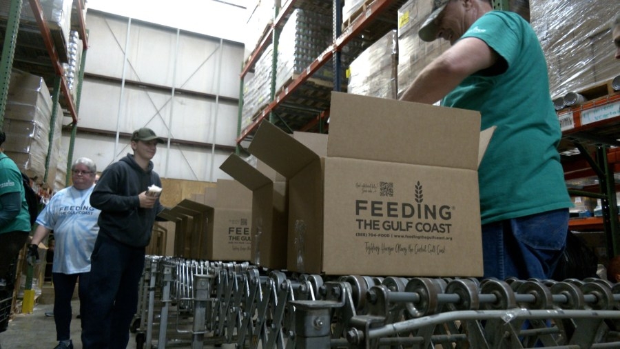 Federal funding cuts hit Feeding the Gulf Coast food bank