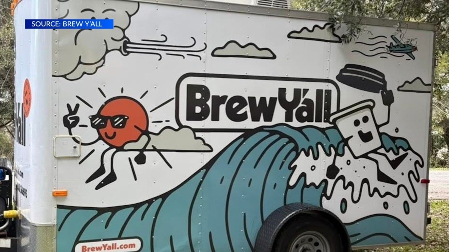 Coffee crooks steal — and wreck — Mobile business' trailer