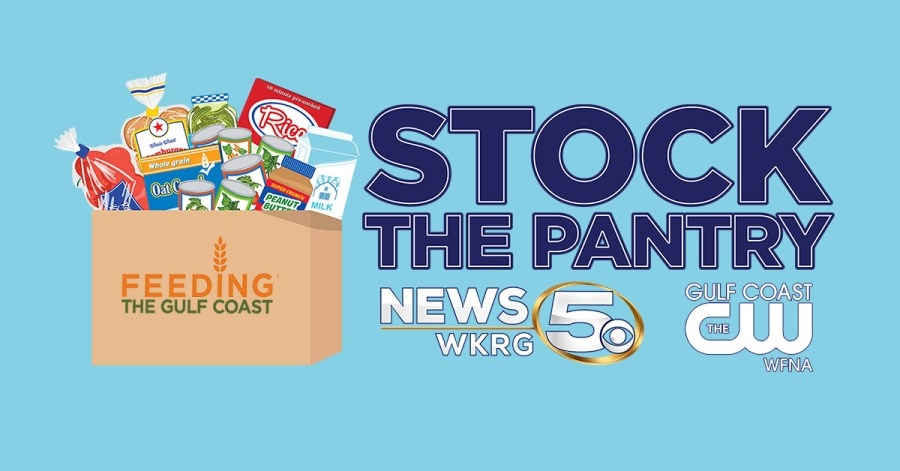 WKRG ‘Stock the Pantry' sponsors unload donations at Feeding the Gulf Coast