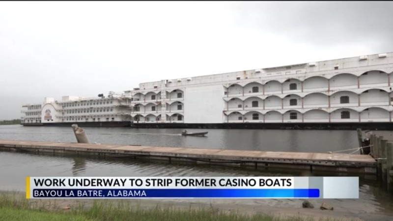 Former casino boat to become Alabama's largest artificial reef