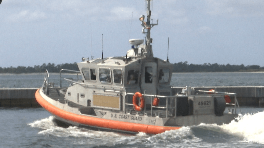 U.S. Coast Guard and Escambia County first responders conduct mass rescue operation exercise