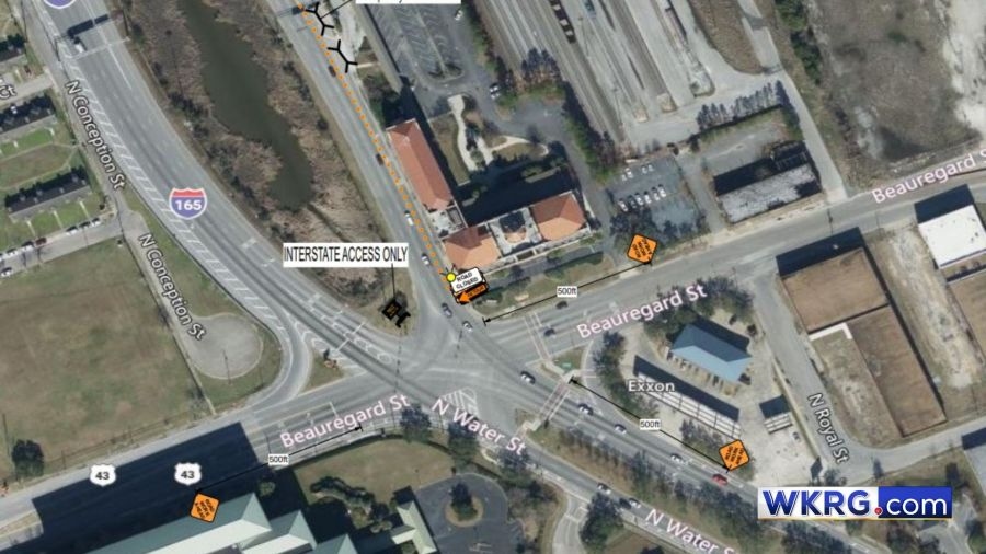 Mobile road to close for Alabama Power work — detour planned
