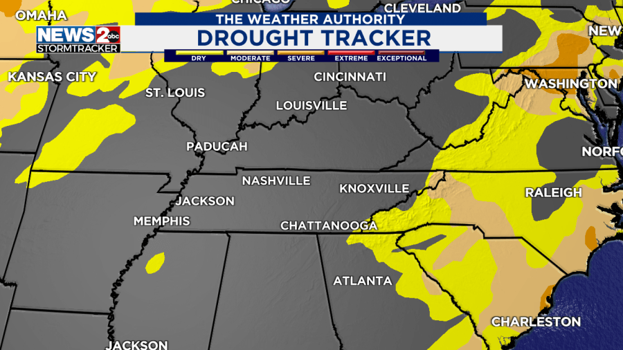 Record rainfall has eliminated drought across Middle Tennessee