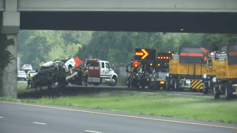 Deadly single-vehicle crash temporarily shut down Interstate 840 West in Rutherford County