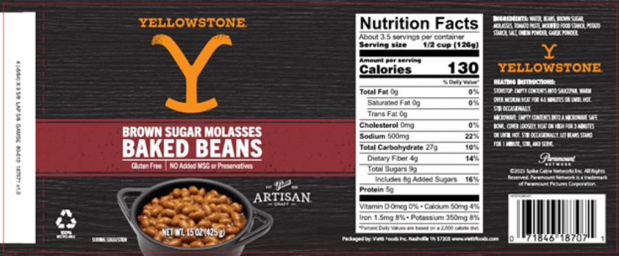 Nashville-based company recalls more than 4,500 cases of ‘Yellowstone' TV series inspired baked beans
