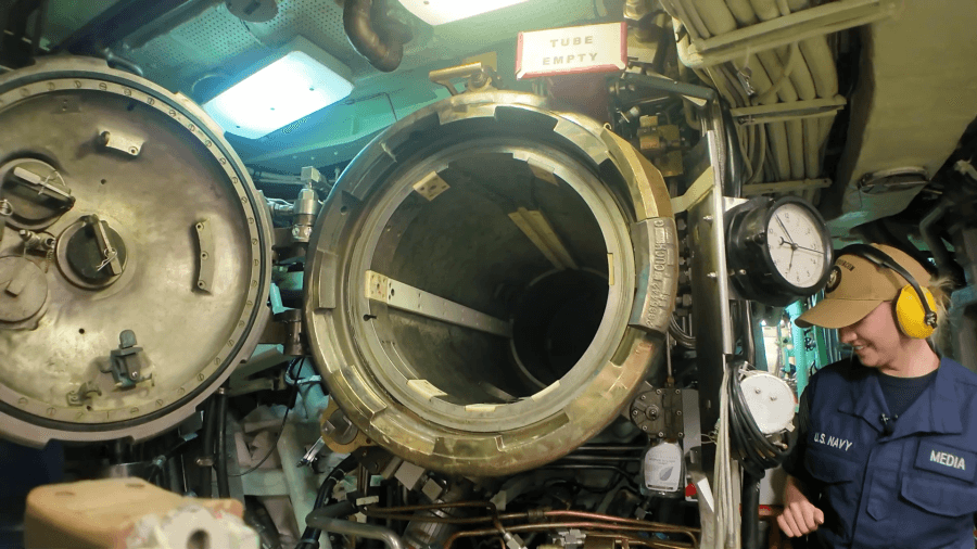 ‘Torpedo man': Torpedoman's Mate Chief gives an inside look at USS Pasadena's torpedo tube