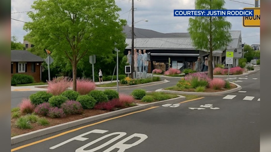 12 South resident uses AI to reimagine the neighborhood's traffic calming islands