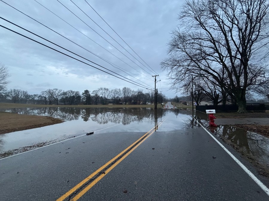 Dozens of streets experience flooding in Clarksville after heavy rainfall