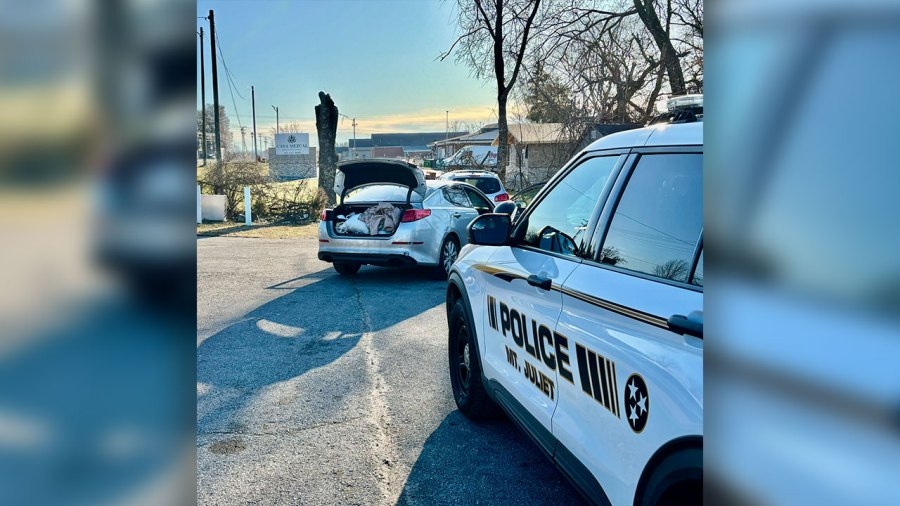 Stolen vehicle and methamphetamine recovered, 2 Nashville men arrested by Mt. Juliet police