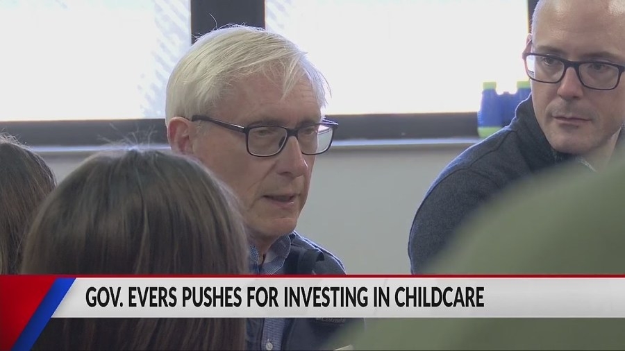 Governor Evers visits Chippewa Falls to talk childcare