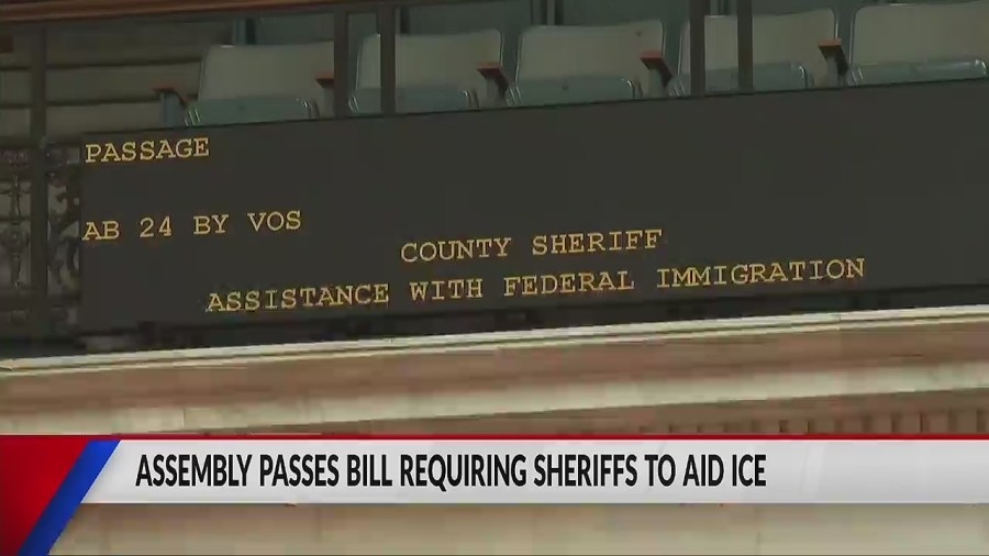 WI Assembly passes bill requiring sheriffs to cooperate with ICE