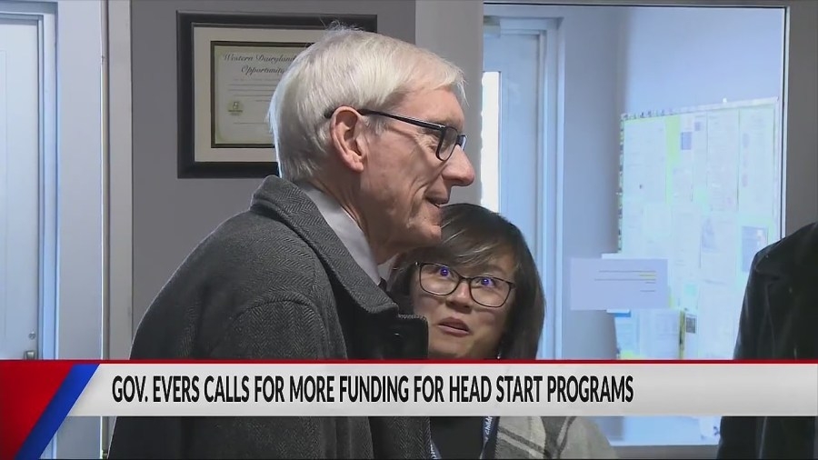 Governor Evers calling for support with Wisconsin's Head Start Programs
