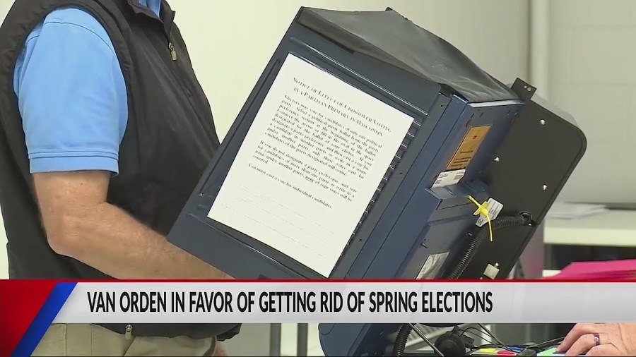 Van Orden in favor of getting rid of Spring Elections
