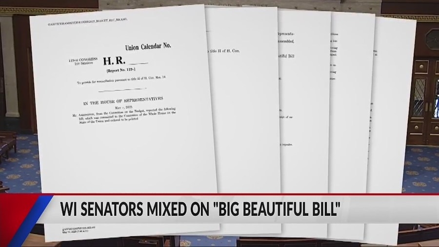 Wisconsin Senators mixed, but both pushing against, 'Big, Beautiful, Bill'