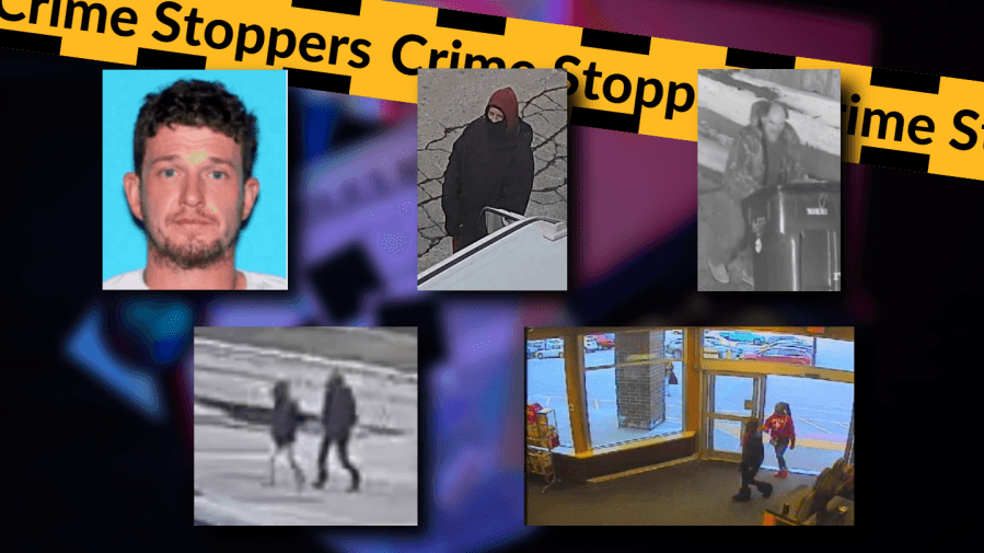 Crime Stoppers: Four requests for information, one suspect wanted