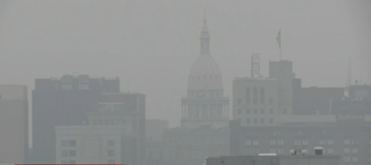 Wildfire smoke reduces air quality moving into the weekend