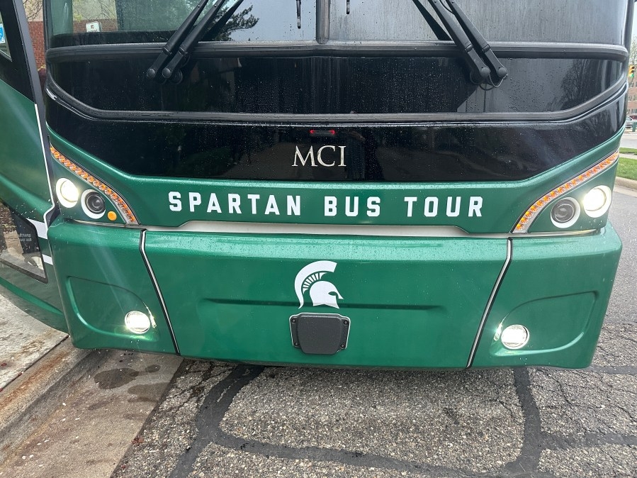 Spartan bus tour hits the road