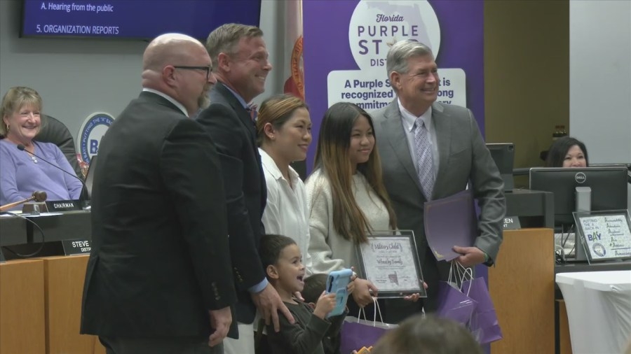 BDS honors families for Month of the Military Child